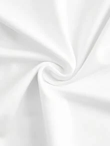 Attitoon 休閒復古哥德龐克 Y2K 風格 十字翼卷軸巴洛克圖案印花 女款純色修身連帽 T 恤，適合秋季，百搭，機場穿搭，音樂節 - 白色 - 查看 9
