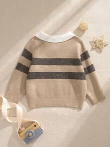 Genkimix Kids Young BoyFashionable Plaid Jacquard Knit Sweater, Long Sleeve, Autumn/Winter Boys Autumn Winter Casual Knitwear Fall Sweaters Kids Boy Sweater Plaid Boy Sweater Plaid Sweater Boy Boys Knitwear Kids Knitwear Boys Casual Sweater Winter Sweaters For Kids Knitwear Sweater Casual Sweater Kids Sweater Boy Sweater Toddler Sweater Kids Knitwear Boys Knitwear Boys Autumn Winter Casual Set Boys Knit Shirt Autumn Clothing Kids Winter Sweaters Winter Sweaters Kids Winter Sweaters Cute Sweaters 8 Years Old Boy Knitwear Boys Autumn Winter Casual Two Piece Set - Khaki - View 2