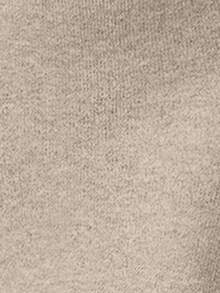 Elenzga 女士纯色优雅蝙蝠袖毛衣和针织裙两件套 - 駝色 - 查看 7