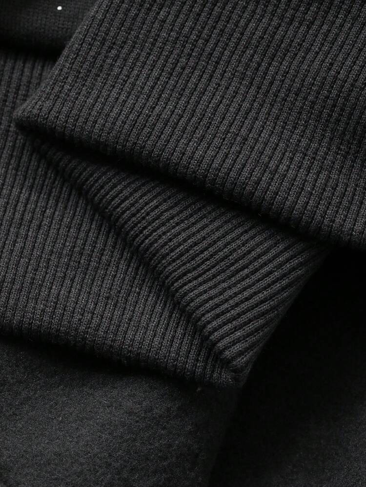Women's Autumn/Winter Dropped Shoulder Long Sleeve Zipper Front Pocket Casual Sweatshirt Hoodies