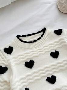 Genkimix Kids 小女孩可爱甜心毛衣套装 - 彩色 - 查看 4