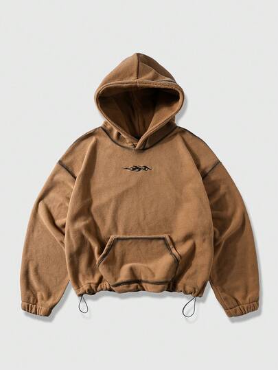 Street Life بلوزة رياضية كاجوال مبطنة للرجال، خريف/شتاء