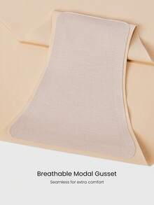 GLOWMODE 2条装 SweatMode 炫彩丝滑无缝吸汗中腰比基尼三角裤，日常休闲工作装