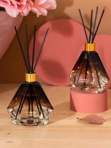 100ml Gradient Rhinestone Fragrant Deodorizer,Long-Lasting Air Freshener & Mosquito Repellent Rattan Sticks, Flameless Aroma Diffuser Set,Aromatherapy,House Freshener,Diffuser,Gift,Home Decor - Various Fragrances - View 5