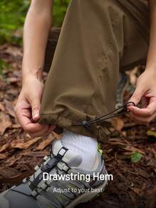 In My Nature Women's Fashionable Versatile Outdoor Pants - Khaki - View 3