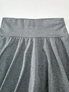 2pcs/Set Teen Girls Leggings, Casual Elegant 2 In 1 Suit, Essential Spring/Autumn Item, Slim Fit Comfortable Mid-Waist, Suitable For Casual, Sports, Spring/Summer, Vacation, School, Commute, Summer Outing