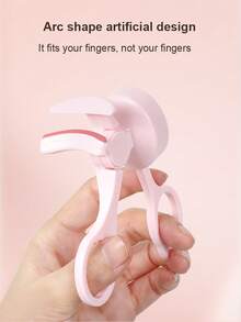 JMMO 1 ملقط تجعيد رموش كهربائي بدون حواف قابل للكي والتدوير والتجعيد، محمول وقابل للشحن، لتقديمه لأصدقائك أو شركائك. متوفر بألوان متعددة. سعة بطارية 3.7 فولت: 150 مللي أمبير - متعدد الألوان - مشاهدة 8