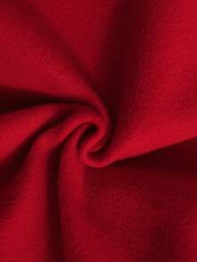 Teen Girl Casual Pullover Sweatshirt, Versatile For School & Commute, 2 In 1 Sweatshirt With Shirt Collar, Numeric & Letter, Leopard Print Pattern, Loose Fit - Burgundy - View 4