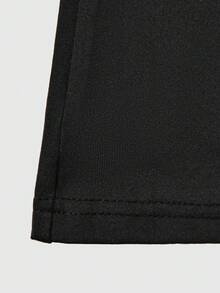 SHEIN Explorewe Tween Girl 3pcs Black Flare Pants, Versatile Casual, Spring/Summer, Gifts For 11 Year Old Girls - Multicolor - View 7