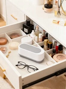 Teckwe Multifunctional Ultrasonic Cleaner For Eyeglasses, Jewelry, And Makeup Brushes Portable Mini Electric Cleaning Box