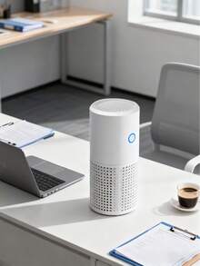 JMMO 1 Piece Compact Size Polypropylene Shell USB Air Purifier With H13 HEPA Filter Nano Activated Carbon Removes Formaldehyde Odors Dust Releases Negative Ions Quiet Operation Aromatherapy Function Black White Air Purifier For Home Office Bedroom Housewarming For Adults Autumn Winter Portable Mini Air Cleaner Fresh Air Device