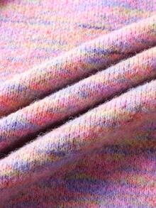 ROMWE MEN Street Life Men's Casual Zip-Up Cardigan Sweater, For Winter - Multicolor - View 5