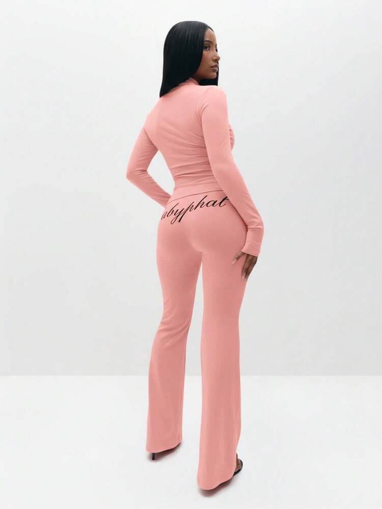 BABYPHAT Women's Pull On Flare Leggings Wide Leg Pants High Waist Bootcut Stretch Comfortable Casual Lounge Everyday