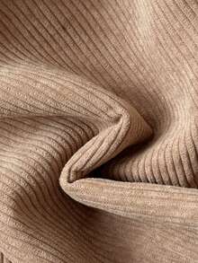 SHEIN 3Months-3Years Baby Girl Coat ,1pc Casual And Simple Daily Style Coat Fall Outfits For Girl,Long Sleeves Warmer White Fleece Fabric Khaki Jacket