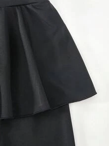 2pcs/Set Teen Girls Leggings, Casual Elegant 2 In 1 Suit, Essential Spring/Autumn Item, Slim Fit Comfortable Mid-Waist, Suitable For Casual, Sports, Spring/Summer, Vacation, School, Commute, Summer Outing