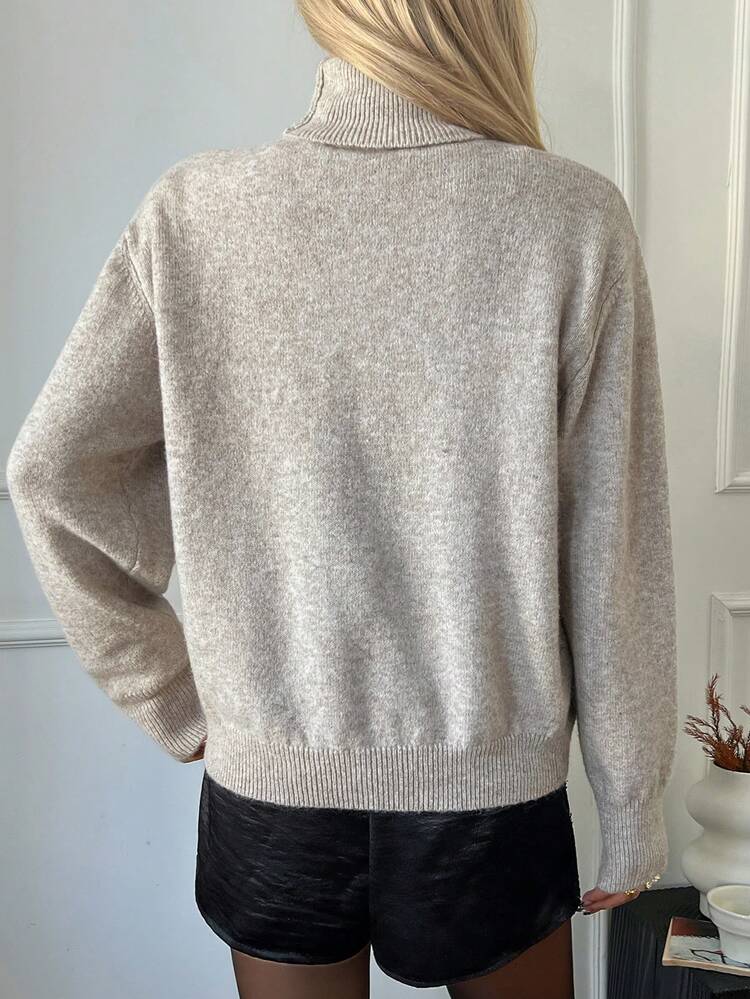 Women's Business Casual Turtleneck Sweater