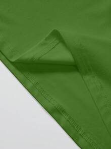 EMERY ROSE A Large-Sized Lady's Dragonfly Creative Copy Printed Casual Round-Neck Long-Sleeved T-Shirt - Green - View 3