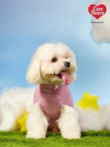 Care Bears X PETSIN 1pc Christmas Pet Cat Dog Universal Green Diamond Grid Elk Snowflake Cute Pattern Jacquard Knitted Elastic Comfortable Dog Christmas Sweater - Multicolor - View 8