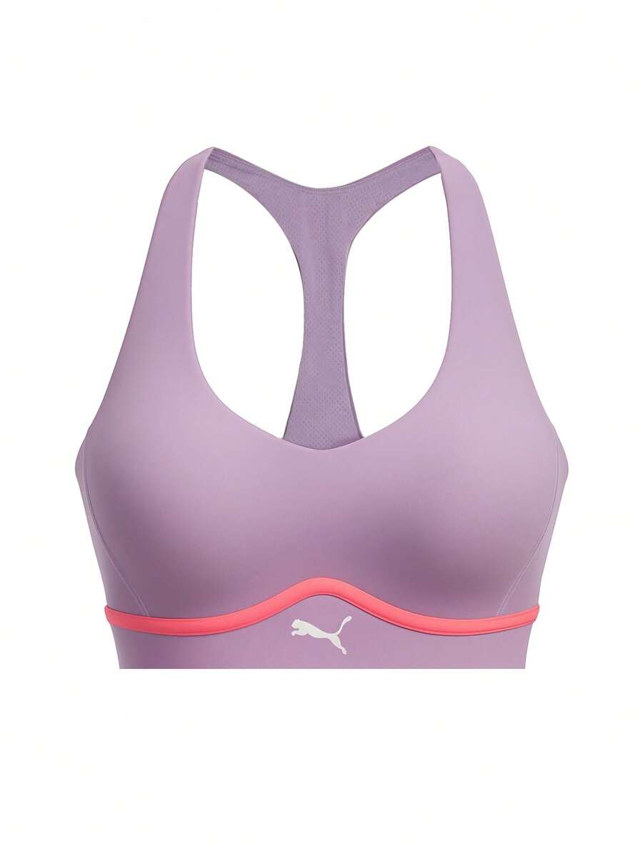 Puma 4Keeps Cloudspun Women Sports Bra Purple - Purple - View 1