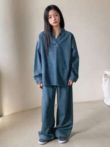 Dazy Kids Tween Girls Denim Set