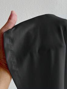 Coolane Damen Herbst/Winter Minimalistische Streetwear Lässig Basic Alltagskleidung Flughafen Gyaru Sportbekleidung Dehnbarer Bustier Rollkragenpullover UV-Schutz Yoga Mantel - Dunkelgrau - Übersicht 6