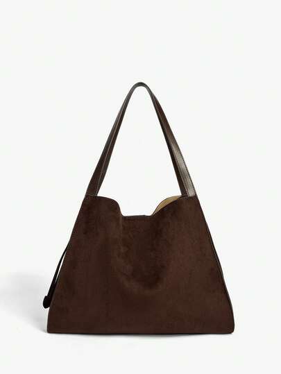 Maija Ladies, Women Shoulder Bag, Hobo Bag, Cow Print, Animal Print, Fashionable, Elegant, Simple, Personalized, Versatile, Classic, For Commute, Office, Date, Daily, Shopping, Afternoon Tea