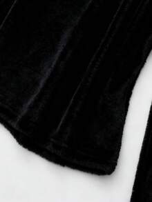 Franclia 新款加厚百搭圆领长袖女式T恤，冬季款