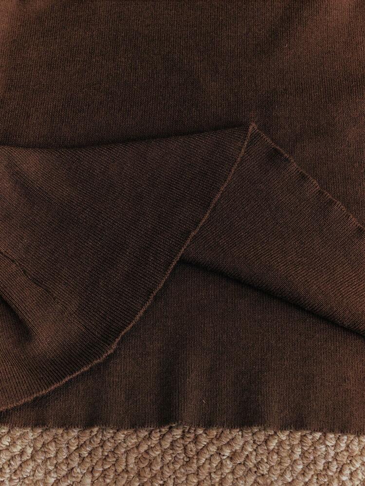 Top de Tricô Semitransparente Elegante com Floral Feita à Mão em Plus Size Bordô, Adequada para Primavera, Verão, Outono, Festivais, Feriados, Férias, Elegante, Casual Chique, Negócios