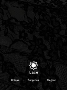 Opulessa Bridesmaid Skirt Vacation Solid Color Lace Skirt For Women Fall Women Party Dinner - Black - View 7