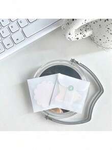 10pcs Sulfuric Acid Paper Semi-Transparent Card Holder Protector Envelopes, Waterproof File/Photo Storage Sleeves,Christmas - Multicolor - View 5