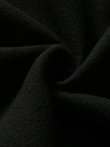 EMERY ROSE Women's Fashionable Cat Print Dropped Shoulder Crew Neck Sweatshirt - Black - View 5