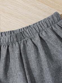 SHEIN Tween Boy Casual 2 In 1 Gentleman Suit Set - Grey - View 6