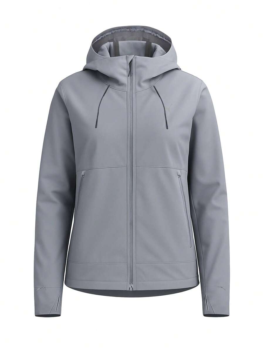 Puma Seasons Raincell Women Jacket Grey - Grey - View 1