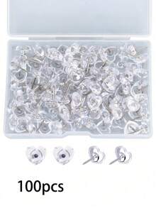 50 个心形图钉，适合学校办公室使用，可爱的装饰图钉，用于软木公告板图片悬挂 - 彩色 - 查看 13