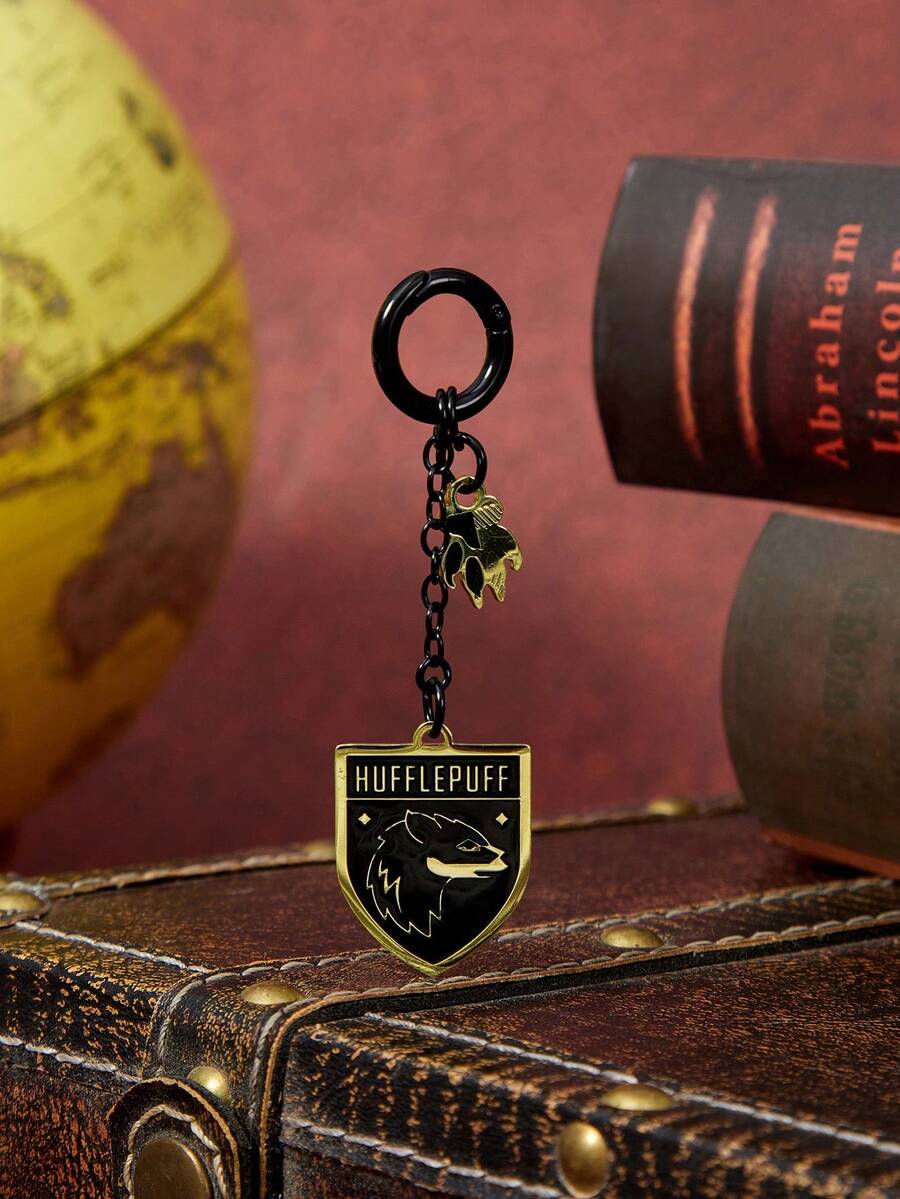 HARRY POTTER X SHEIN Móc khóa mặt dây chuyền trang trí màu đen Patch Key - màu đen - Xem 1