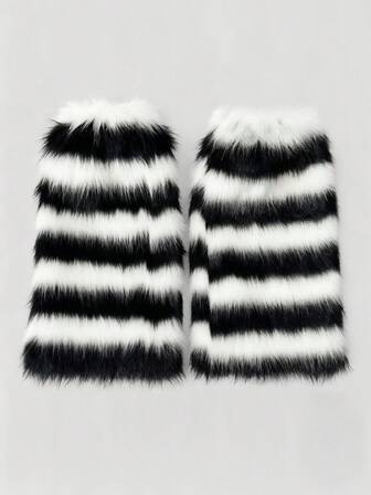 Anime 1 Paio di Calzini Riscaldatori per Gambe Carini a Forma di Cervo, Calzini Riscaldatori Oversize Morbidi e Pelosi in Stile Y2K, Aderenti e alla Moda, Adatti per Uso Quotidiano, Autunno/Inverno, Vacanze e Feste