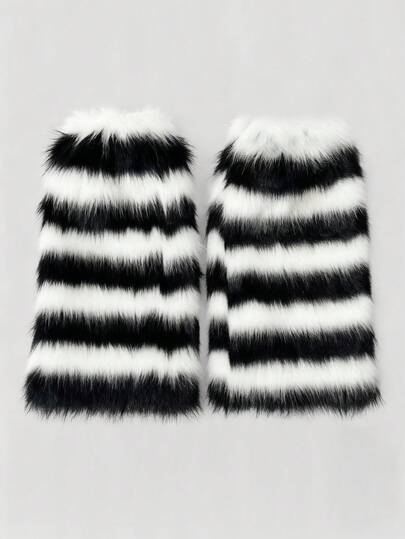 Anime 1 Paio di Calzini Riscaldatori per Gambe Carini a Forma di Cervo, Calzini Riscaldatori Oversize Morbidi e Pelosi in Stile Y2K, Aderenti e alla Moda, Adatti per Uso Quotidiano, Autunno/Inverno, Vacanze e Feste