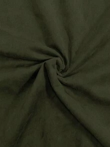 GlowEve 标准尺寸女士优雅腰带设计裙子，秋冬 - 軍綠色 - 查看 7