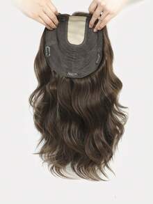 14" Hair Toppers For Women Real Human Hair Toppers For Women With Thinning Hair 8 X 8 Inch Large Base Real Human Hair Topper For Daily Wear - S3 - View 3