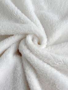 SHEIN 少女撞色蓬松圆领长袖睡衣套装，休闲家居服 - 淺粉色 - 查看 6