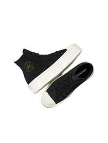 Converse Chuck Taylor All Star Modern Lift - 黑色 - 查看 4