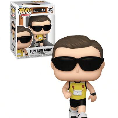 Funko Pop! TV: The Office - Fun Run Andy Bernard - Vinyl-Sammelfigur - Geschenkidee - Offizielle Handelswaren - Spielzeug Für Kinder Und Erwachsene - TV Fans - Modellfigur Für Sammler