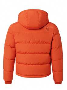Superdry Everest Men's Short Puffer Jacket Orange - Orange - View 5
