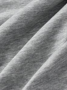 ROMWE Avant 女士朋克街头 Y2K 性感露脐修身卫衣 - 黑色 - 查看 4