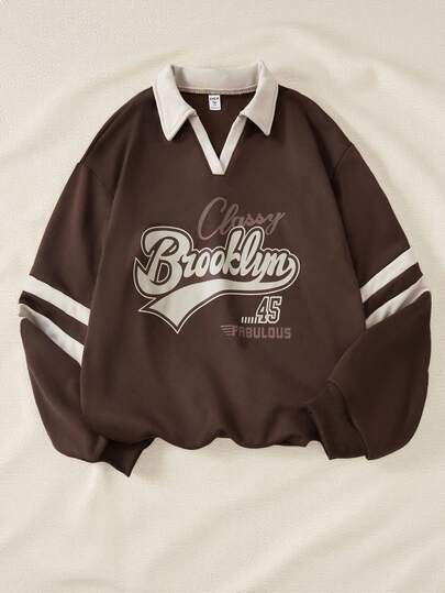 SHEIN 少女休闲拉链运动衫，简约时尚，适合日常穿着、度假穿着、夏季穿着、旅行穿着