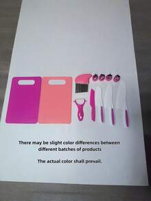 Juego de herramientas de cocina reales para niños, utensilios de cocina funcionales, juguete educativo de aprendizaje temprano para el desarrollo de habilidades prácticas, ideas de regalo para cumpleaños, Navidad y días festivos - Estilo 1 - Ver 7