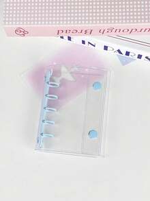 Juego de carpeta de anillas transparente Joivida M5, 10 fundas de doble cara, hojas de recambio, juego de cuaderno de anillas DIY, sello, pegatinas lindas, evento otaku, cuaderno de pegatinas, libro de pegatinas, estantería de pegatinas, recambio de libro de pegatinas, carpeta de pegatinas transparente - Multicolor - Ver 12