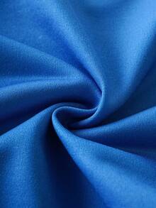 SCOOBY-DOO X SHEIN Young Boy Cartoon Pattern Colorblock V-Neck Raglan Long Sleeve Knit Sweatshirt - Multicolor - View 7