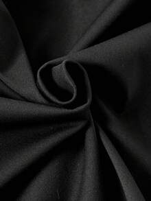 SHEIN Blusa a righe e patchwork per giovani donne, maniche a palloncino, polsini a maniche a lanterna, adatta per pendolarismo quotidiano, casual, vacanze in primavera e autunno