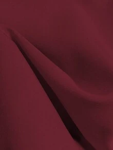 Franclia Elegant & Fashionable V-Neck Waist Cinched Long Sleeve Shirt, Autumn/Winter